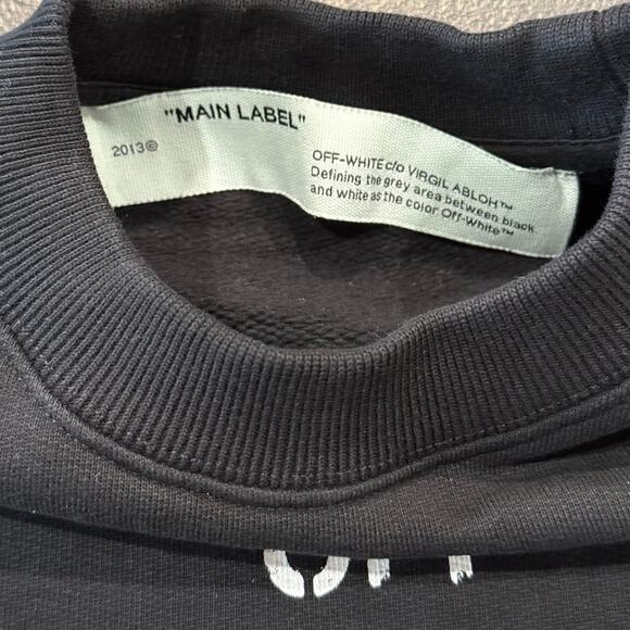 Off White Diag Slim Crewneck *NEW WITH TAGS*SIZE XXS (oversized) - Picture 5 of 10